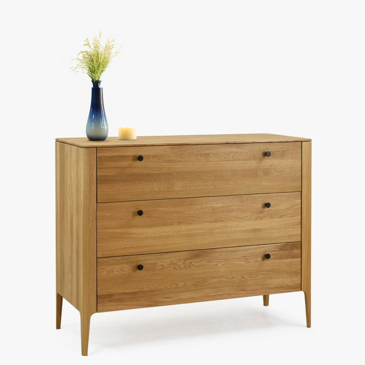 Schubladeneiche Kommode aus Eiche