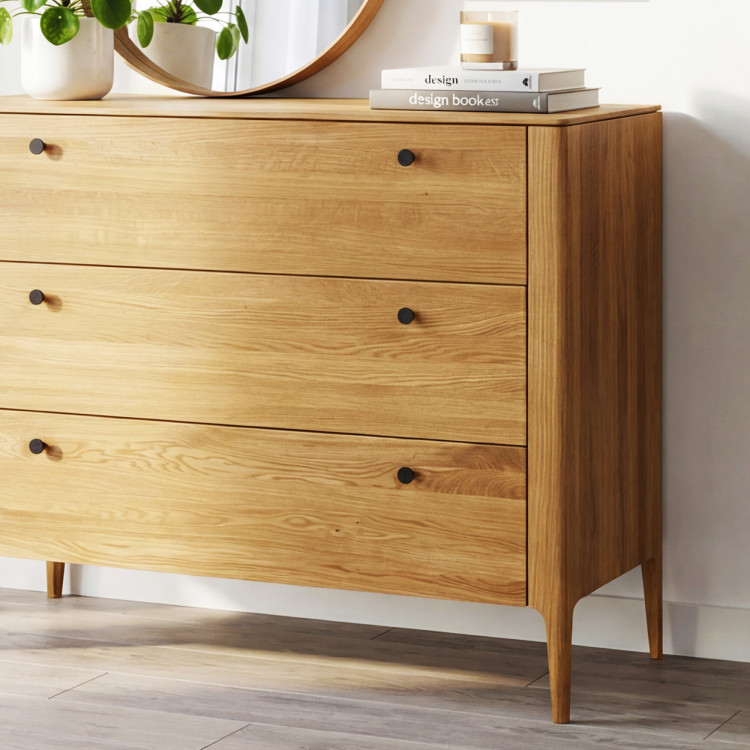 Schubladeneiche Kommode aus Eiche