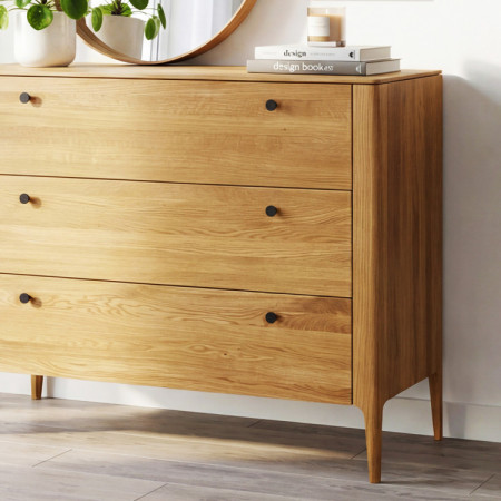 Schubladeneiche Kommode aus Eiche