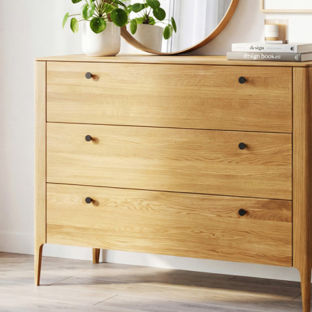 Schubladeneiche Kommode aus Eiche