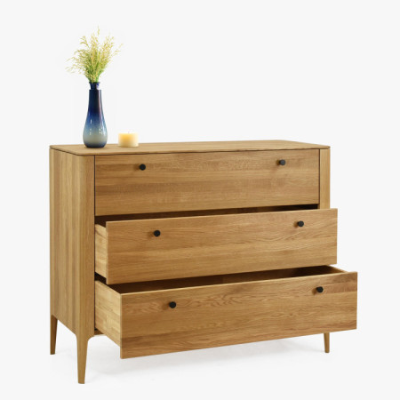 Schubladeneiche Kommode aus Eiche
