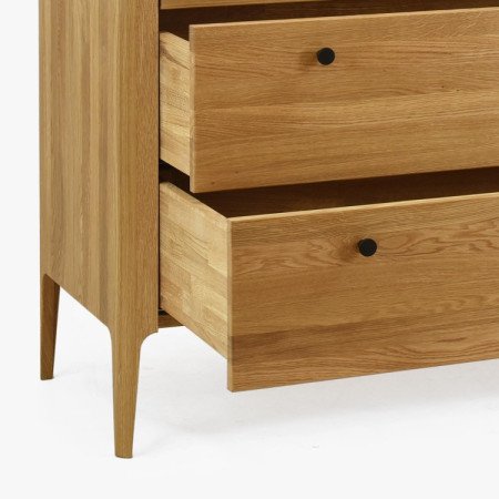 Schubladeneiche Kommode aus Eiche