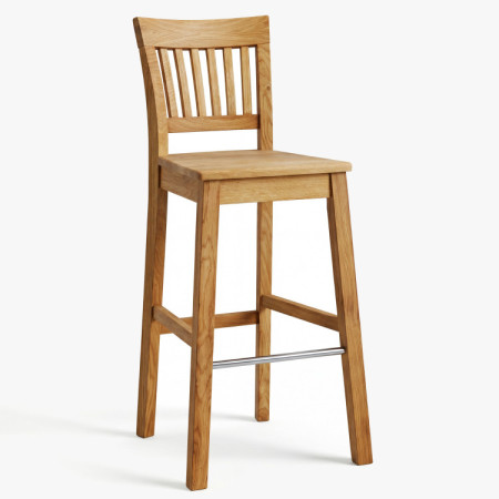 Massiver Barhocker aus Eiche, Rain