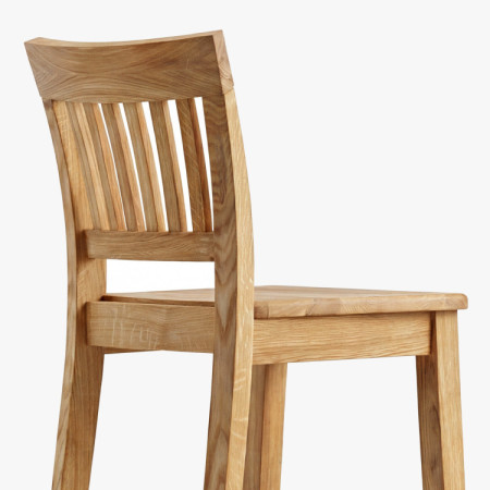 Massiver Barhocker aus Eiche, Rain