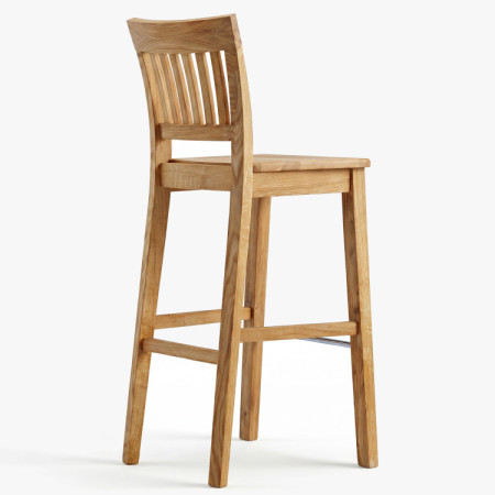 Massiver Barhocker aus Eiche, Rain