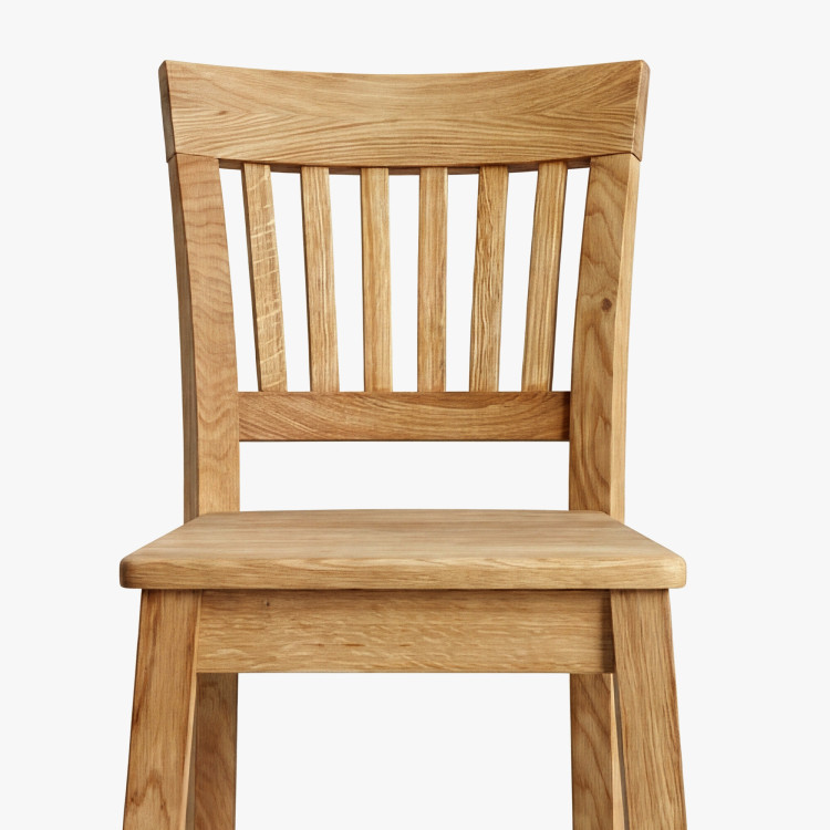 Massiver Barhocker aus Eiche, Rain