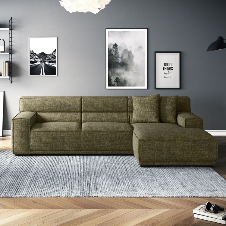 Réckige Eckcouch KUBO – rechte Ecke