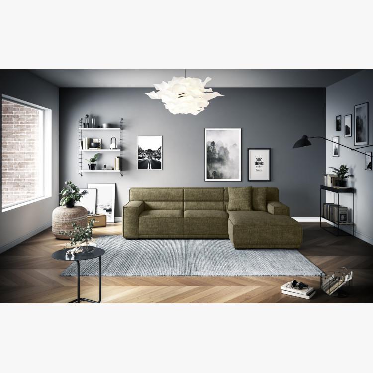 Réckige Eckcouch KUBO – rechte Ecke