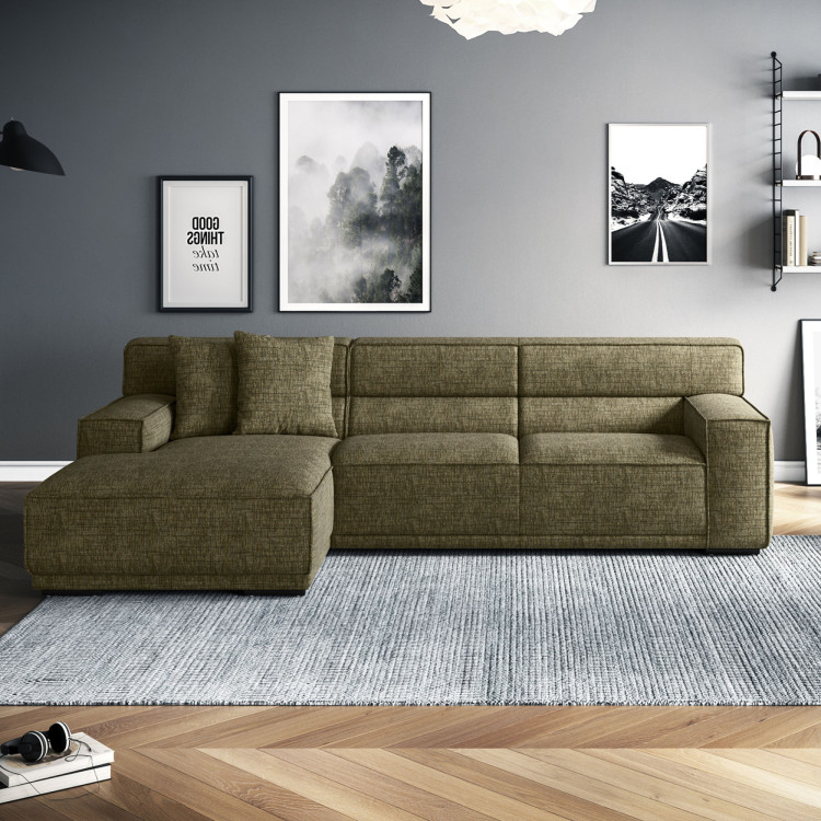 Rundeckecke Couch KUBO – linke Ecke