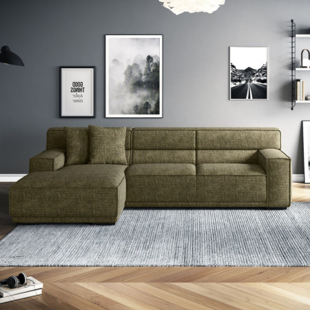 Rundeckecke Couch KUBO – linke Ecke