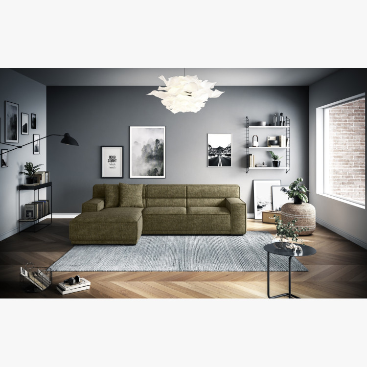 Rundeckecke Couch KUBO – linke Ecke