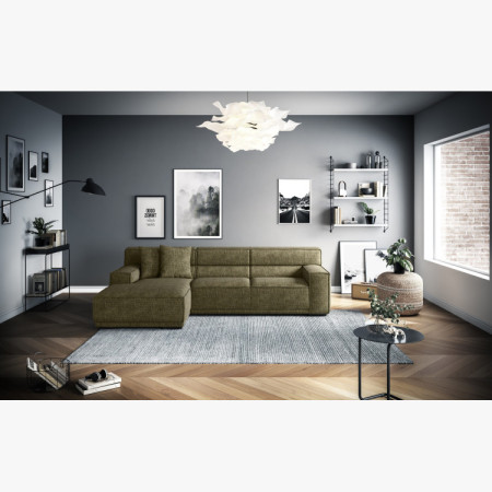 Rundeckecke Couch KUBO – linke Ecke