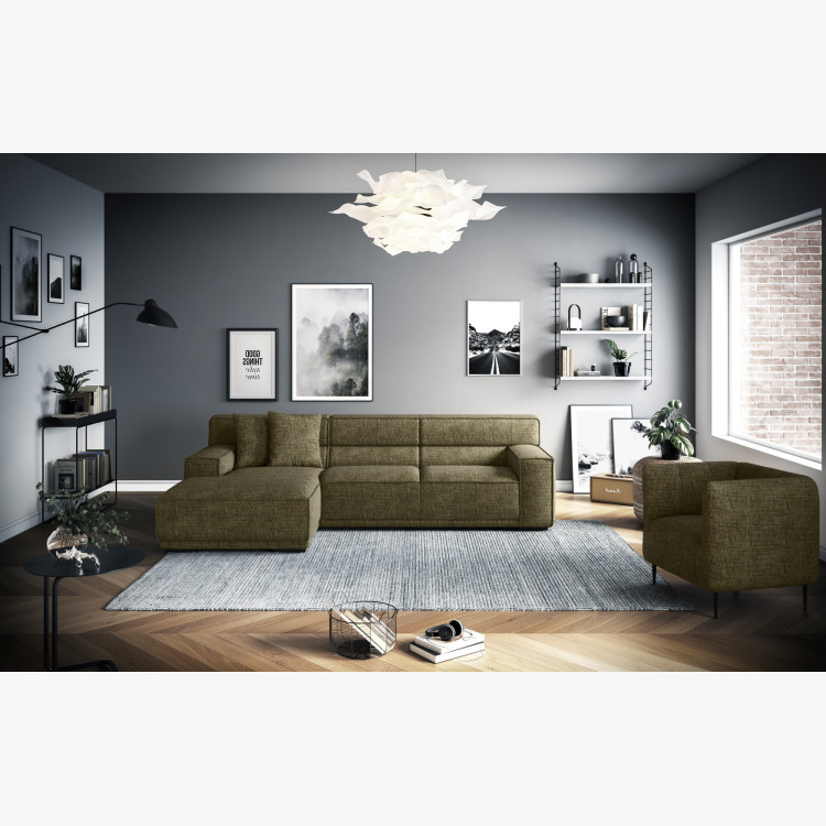 Rundeckecke Couch KUBO – linke Ecke