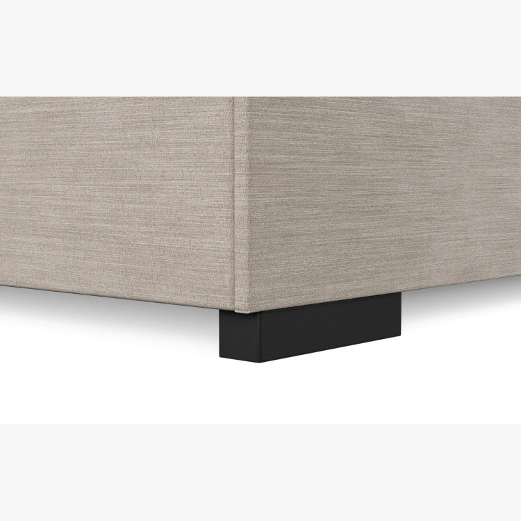 Postel 120 x 200 inklusive Matratze, Stauraum + LED