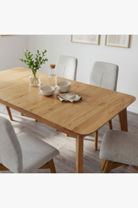 Rozklappbarer Massivholztisch 160 x 90 2