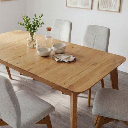 Rozklappbarer Massivholztisch 160 x 90