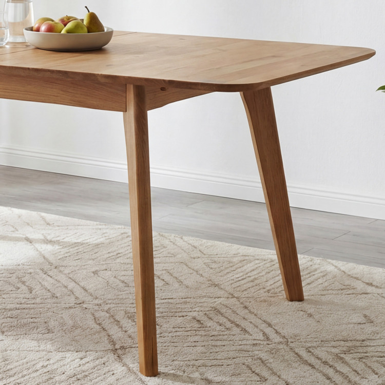 Rozklappbarer Massivholztisch 160 x 90