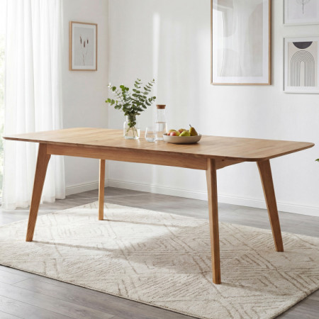 Rozklappbarer Massivholztisch 160 x 90