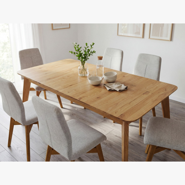 Rozklappbarer Massivholztisch 160 x 90