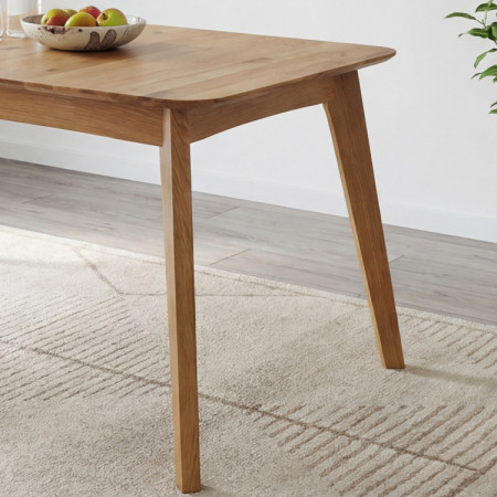 Rozklappbarer Massivholztisch 160 x 90