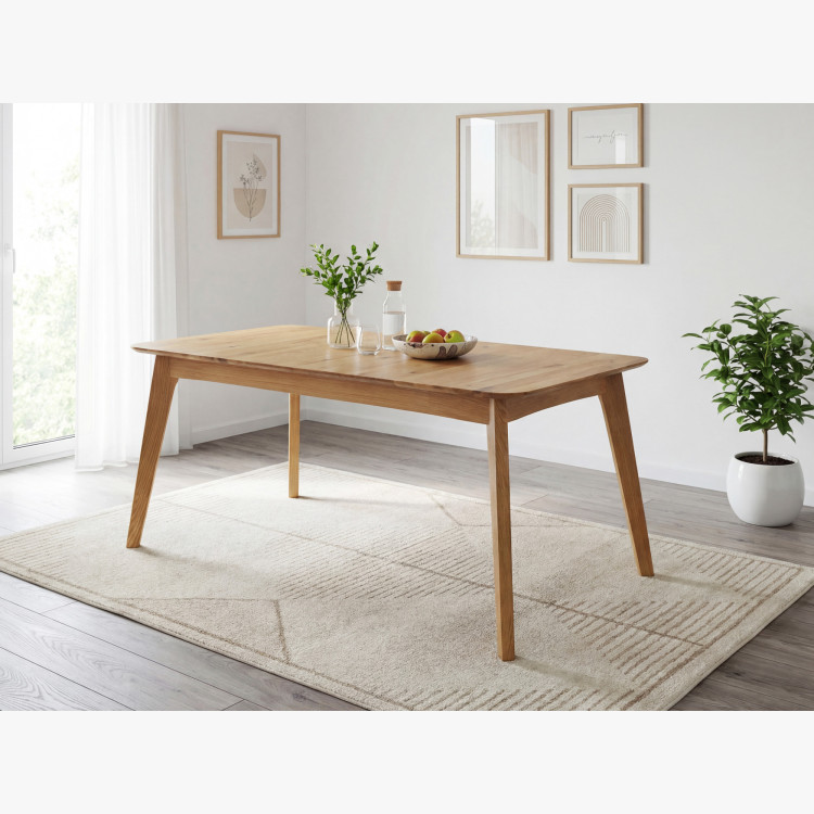 Rozklappbarer Massivholztisch 160 x 90