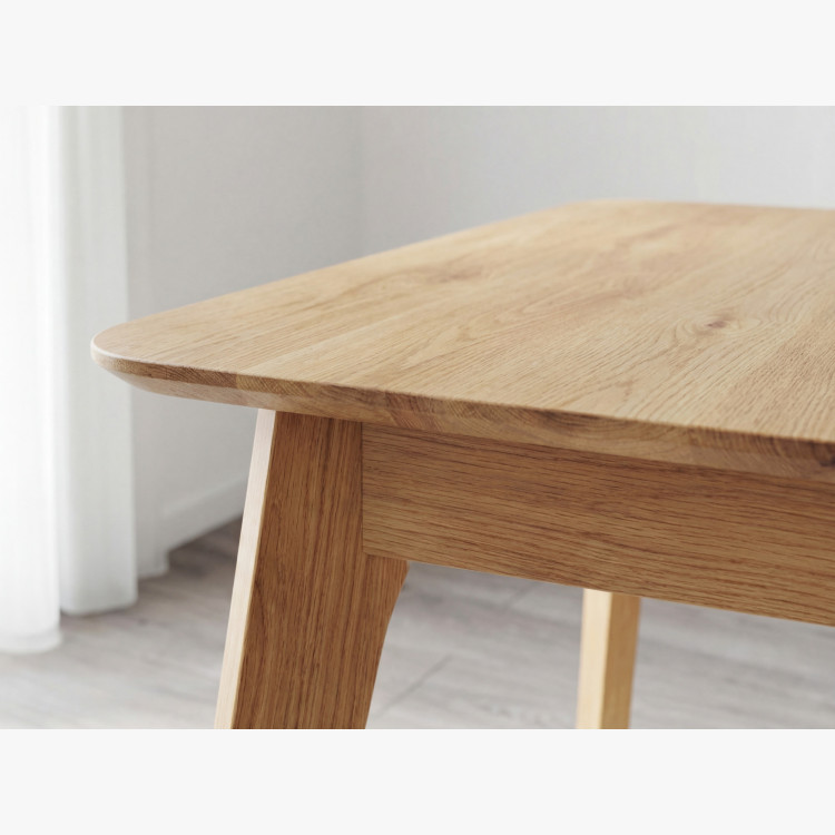 Rozklappbarer Massivholztisch 160 x 90