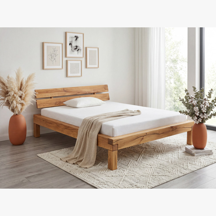 Postel aus Massivholz Ernad III 180 x 200 cm