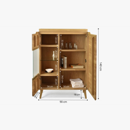 Dubowa Wohnwand Prag - auf Füßen