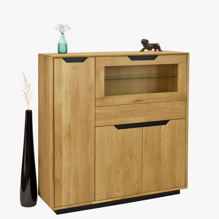 Holz-Eichen-Buffetschrank