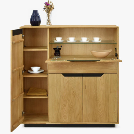 Holz-Eichen-Buffetschrank