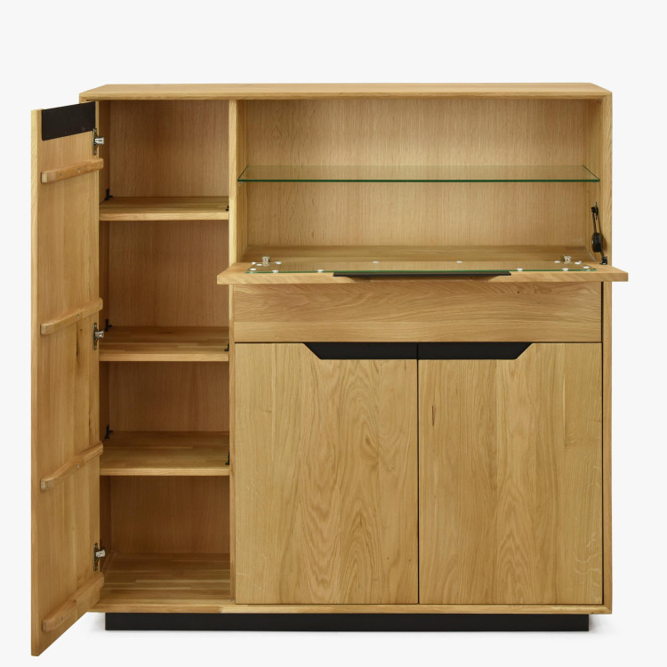 Holz-Eichen-Buffetschrank