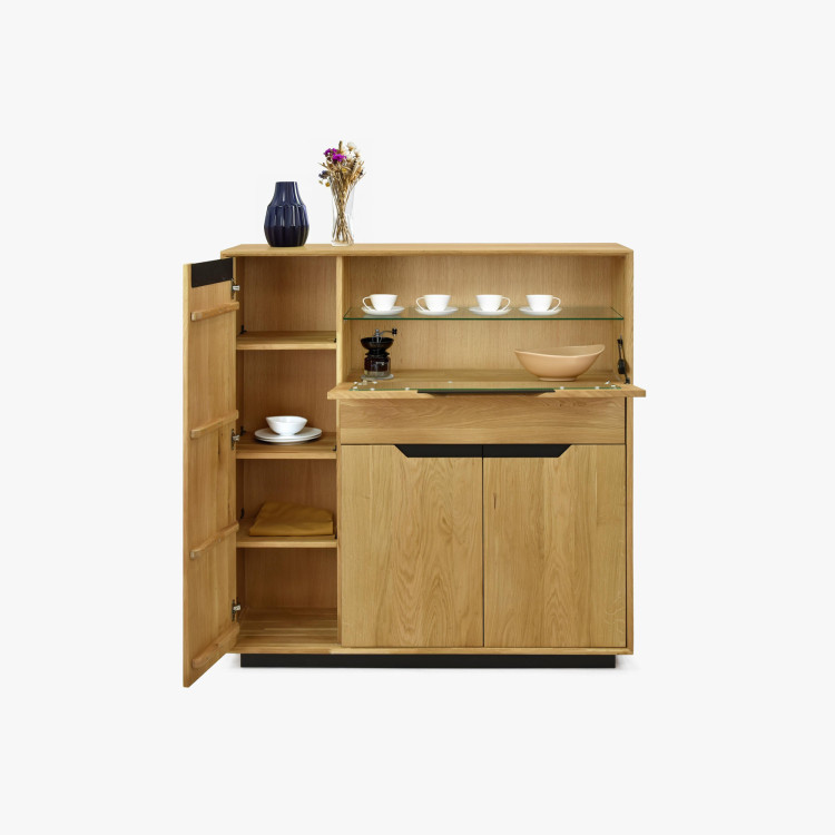 Holz-Eichen-Buffetschrank