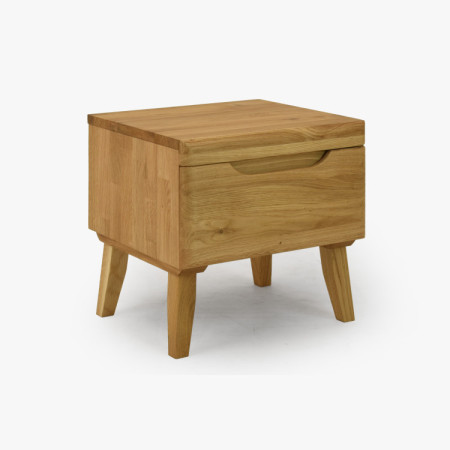 Nachttisch Eiche auf Füßchen, Prag
