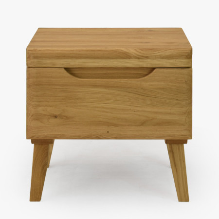 Nachttisch Eiche auf Füßchen, Prag
