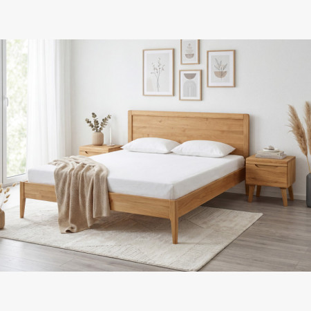 Nachttisch Eiche auf Füßchen, Prag