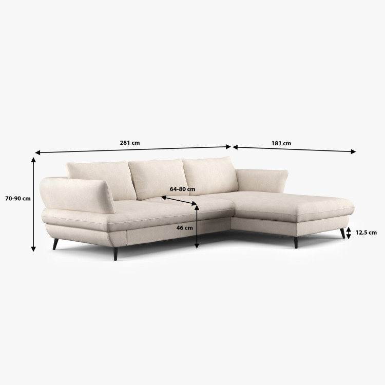 Récksofa BALOU - Rechte Ecke