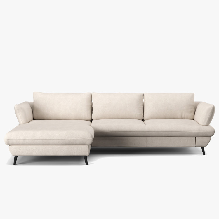 Rohes Ecksofa BALOU - linke Ecke