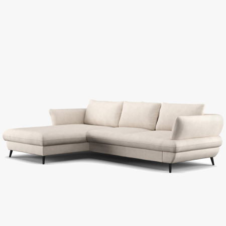 Rohes Ecksofa BALOU - linke Ecke