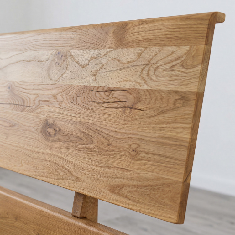 Massives Ehebett aus Eiche für zwei 180 x 200 cm