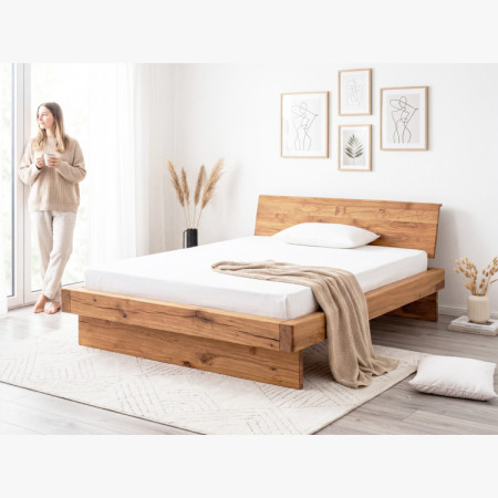 Massives Ehebett aus Eiche für zwei 180 x 200 cm