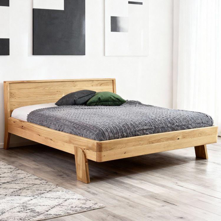 Doppelbett aus Eichenmassiv, Siena 160 x 200 cm