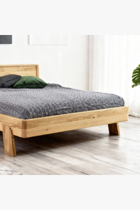 Doppelbett aus Eichenmassiv, Siena 160 x 200 cm 2