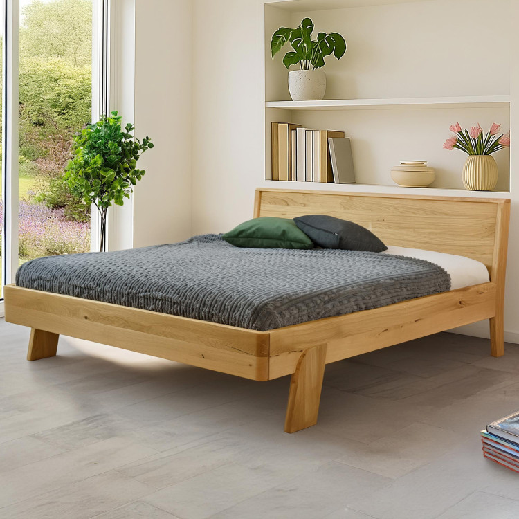 Doppelbett aus Eichenmassiv, Siena 160 x 200 cm