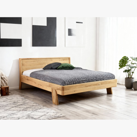 Doppelbett aus Eichenmassiv, Siena 160 x 200 cm