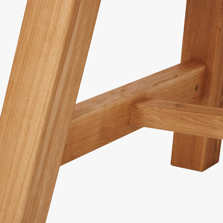 Jídelní stůl aus Eichenholz 220 x 100 cm rechteckig