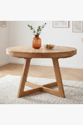 Esstisch Valencia aus Eiche ausziehbar 120–200 cm