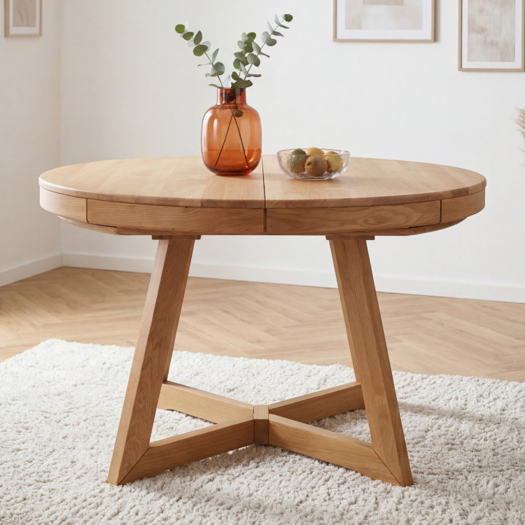 Esstisch Valencia aus Eiche ausziehbar 120–200 cm