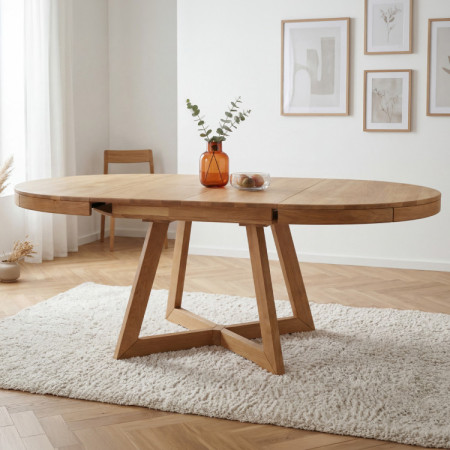 Esstisch Valencia aus Eiche ausziehbar 120–200 cm