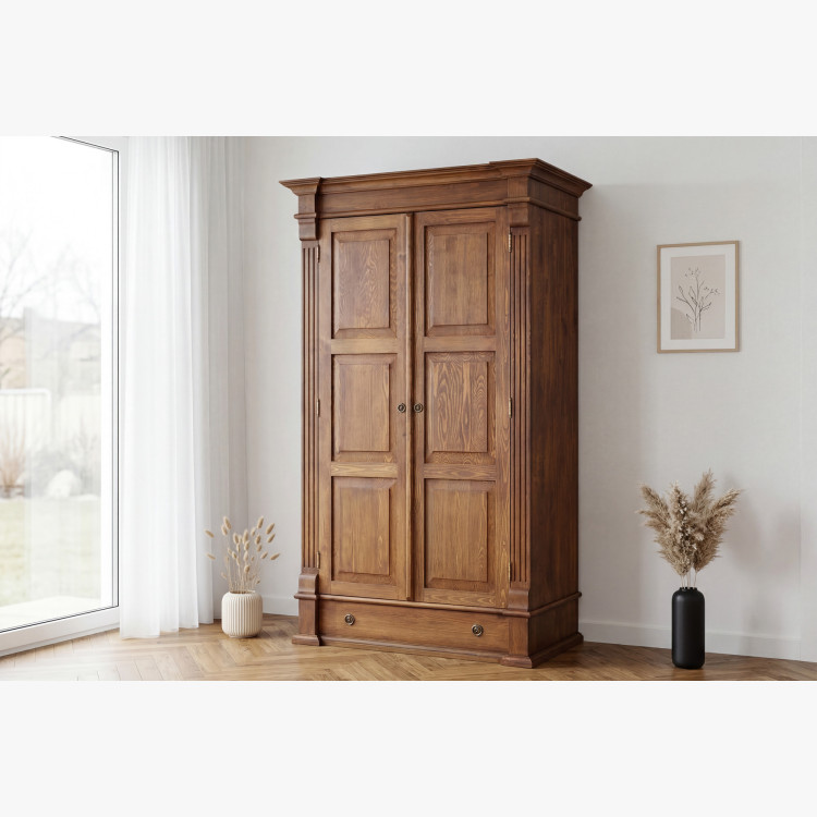 ŠATNÍ SCHRANK PRESTIGE (D-SAW-67 A) BRAUNER LACK