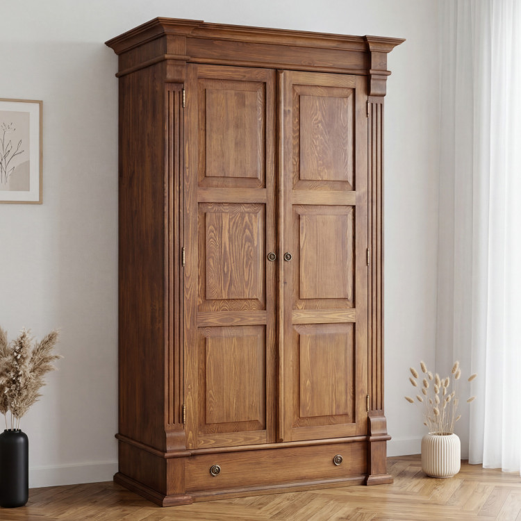 ŠATNÍ SCHRANK PRESTIGE (D-SAW-67 A) BRAUNER LACK